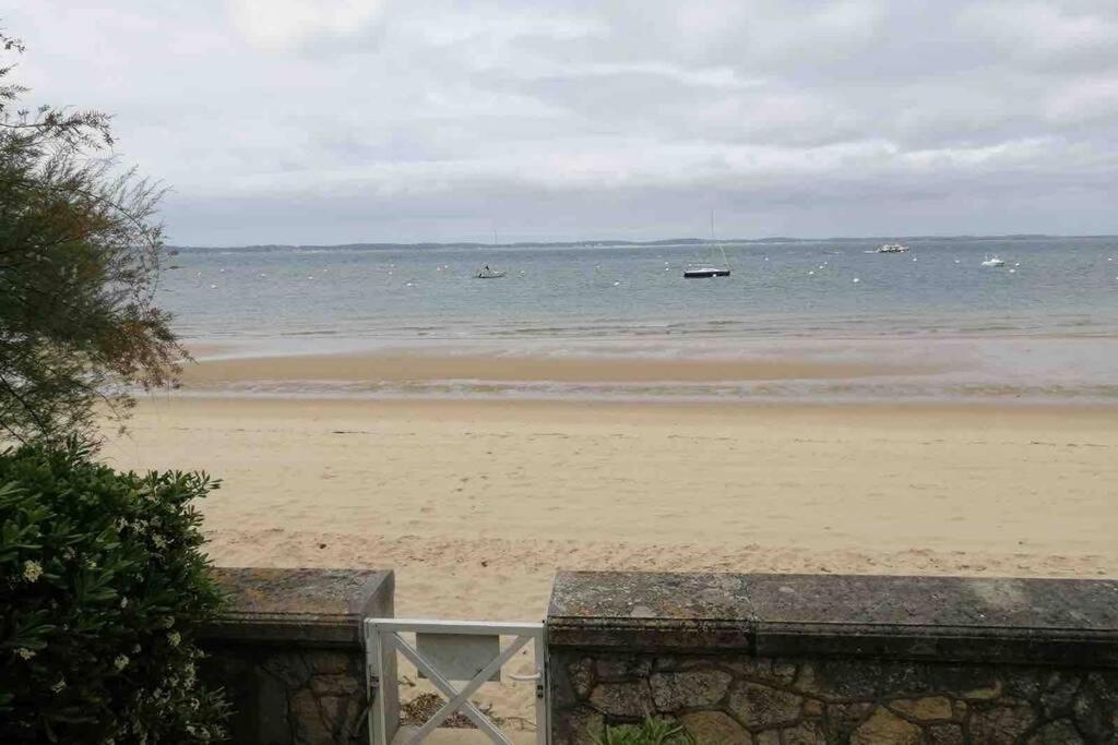 Appart Sur La Plage Pied Dans L Eau Avec Terrasse Jardin Vue Sur Le Bassin Depuis La Terrasse , Parking Arcachon Ngoại thất bức ảnh